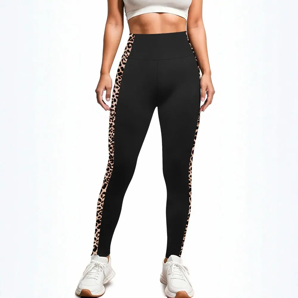 Leopard Print Fitness Yoga Pants European American Style Elastic Sports Cycling Casual Nine-Point Leggings for Women
Leopard Print Fitness Yoga Pants European American Style Elastic Sports Cycling Casual Nine-Point Leggings for Women