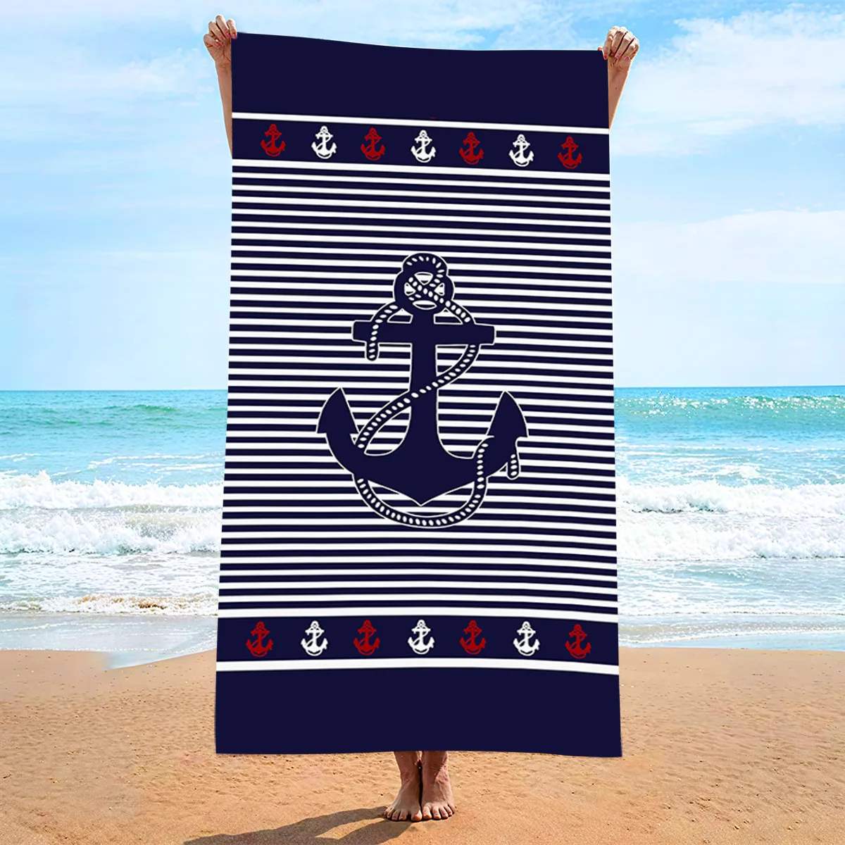 Anchor Beach Towels 3D Beach Towels Microfiber Towel Summer Holiday Travel Birthday Gifts For Adult Quick-Drying Bath Towels
Anchor Beach Towels 3D Beach Towels Microfiber Towel Summer Holiday Travel Birthday Gifts For Adult Quick-Drying Bath Towels