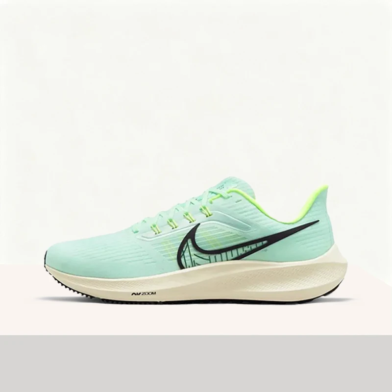 Мужские кроссовки Nike Air Zoom Pegasus 39: комфортные, легкие, низкие, для повседневной носки и тренировок - зеленые и черные DH4071-301
Мужские кроссовки Nike Air Zoom Pegasus 39: комфортные, легкие, низкие, для повседневной носки и тренировок - зеленые и черные DH4071-301