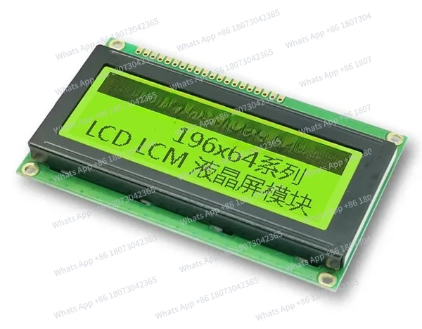 3,53-дюймовый 20-контактный графический ЖК-модуль 19264B с контроллером KS0108B, 5В/3,3В, синяя/белая/желто-зеленая подсветка
3,53-дюймовый 20-контактный графический ЖК-модуль 19264B с контроллером KS0108B, 5В/3,3В, синяя/белая/желто-зеленая подсветка