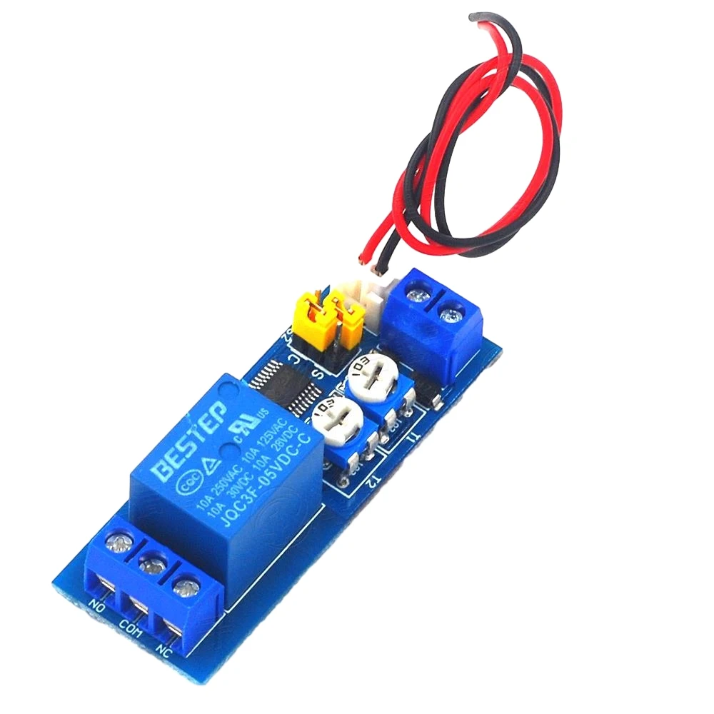 DC 5V 12V 24V Adjustable Cycle Delay Timing Time Relay Board 0-100 Seconds/Minutes Timer Control ON-OFF Loop Switch Relay Module
DC 5V 12V 24V Adjustable Cycle Delay Timing Time Relay Board 0-100 Seconds/Minutes Timer Control ON-OFF Loop Switch Relay Module