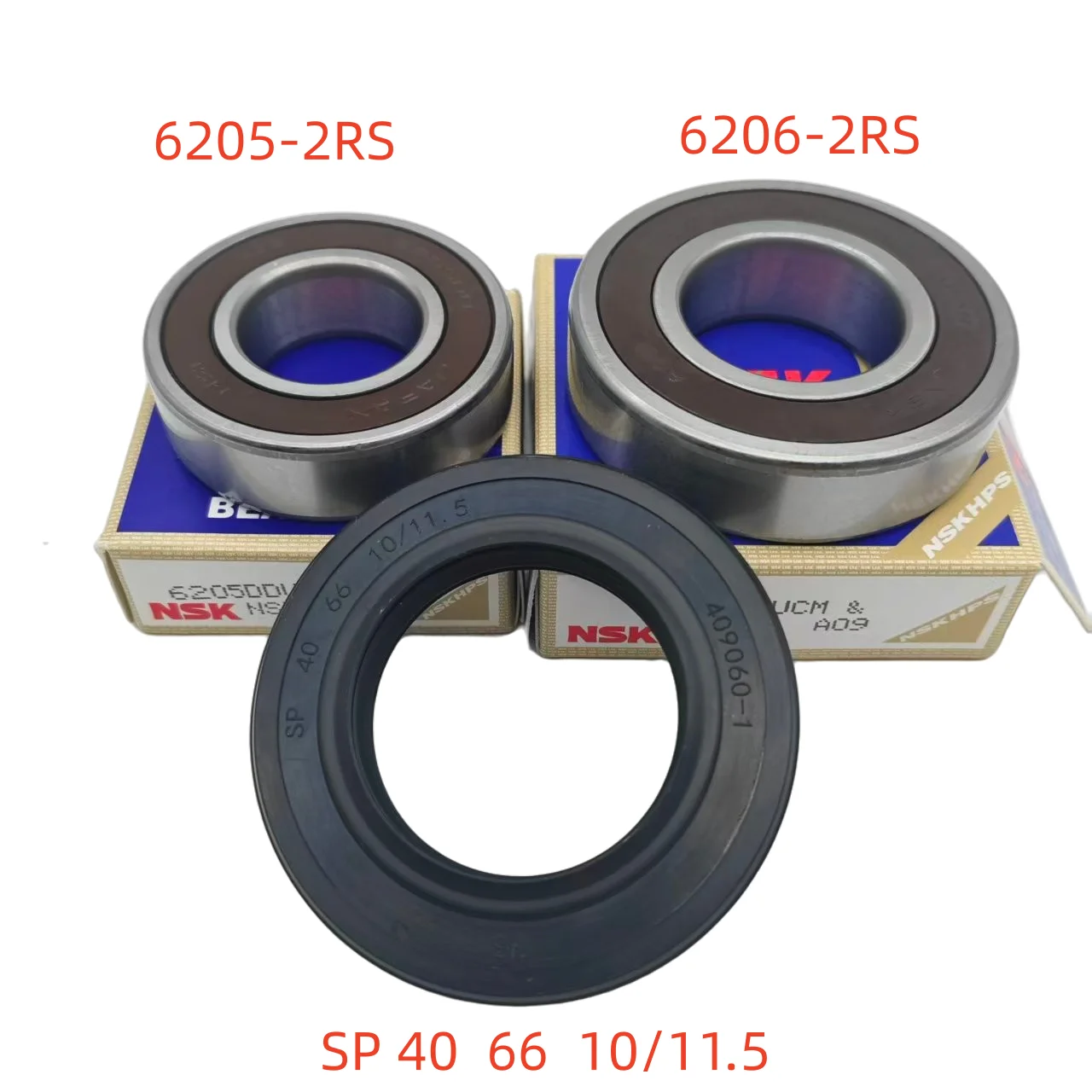 6205 6206 Bearing 40 66 10/11.5 Oil Water Seal Washer Tub Bearings and Seal Kit for Hair Washing machine Parts
6205 6206 Bearing 40 66 10/11.5 Oil Water Seal Washer Tub Bearings and Seal Kit for Hair Washing machine Parts