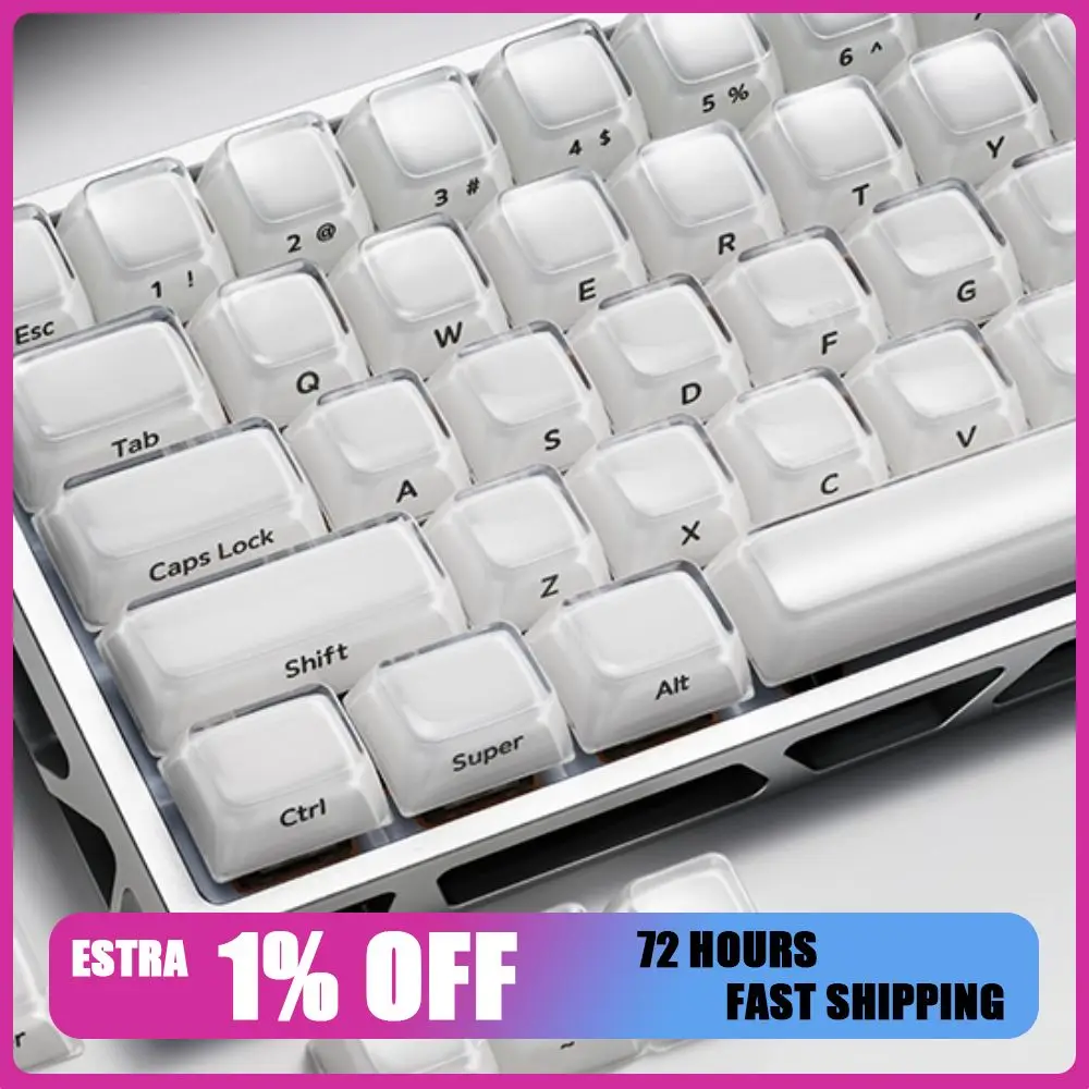 XVX Jelly Ice Crystal 2,0 круглые боковые колпачки для клавиш, полупрозрачный белый OEM-профиль, колпачок для клавиш для MDA, магнитная механическая клавиатура, подарок
XVX Jelly Ice Crystal 2,0 круглые боковые колпачки для клавиш, полупрозрачный белый OEM-профиль, колпачок для клавиш для MDA, магнитная механическая клавиатура, подарок