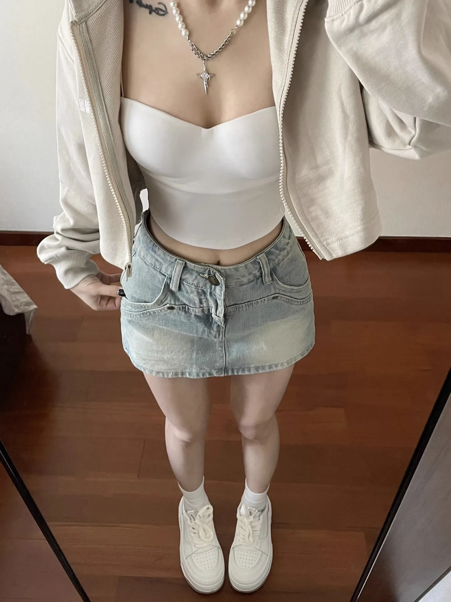High Waist A-Line Skirt Retro Denim Women plus Size Slimming Short Skirt Summer Commute Style Button Zipper Pocket
High Waist A-Line Skirt Retro Denim Women plus Size Slimming Short Skirt Summer Commute Style Button Zipper Pocket