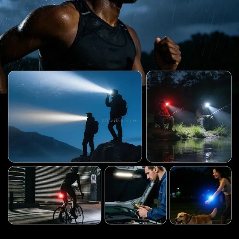 Portable Wireless LED Head Light with 220Mm Beam Distances & Lightweight Design Hands Easy for Backpacking & Climbing
Portable Wireless LED Head Light with 220Mm Beam Distances & Lightweight Design Hands Easy for Backpacking & Climbing