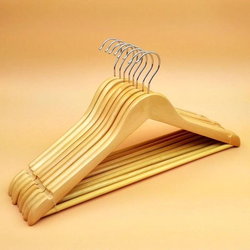 10PCs Solid Wood Clothes Hanger Non-Slip Wooden Pant Rack Clothing Store Hotel Cloth
10PCs Solid Wood Clothes Hanger Non-Slip Wooden Pant Rack Clothing Store Hotel Cloth
