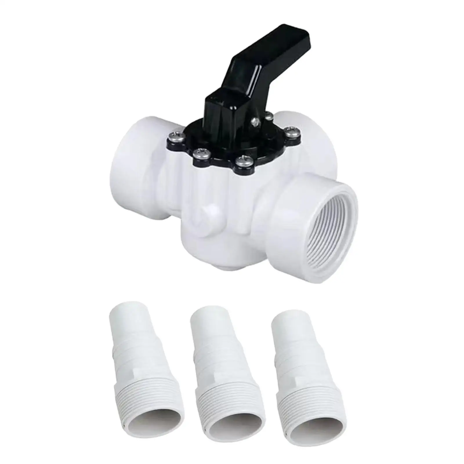 Three Way Diverter Valve 1 1/2 Inch for About Groud Pools Garden Pond
Three Way Diverter Valve 1 1/2 Inch for About Groud Pools Garden Pond