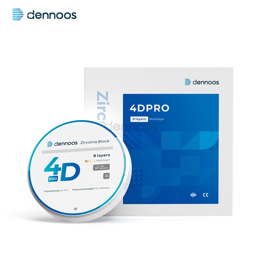 4D PRO Zirconia Lodden Dental Lab Zirconia Multilayer Block Disc 98mm CAD CAM Vita 16 Zirconium Disk Dentistry Materials
4D PRO Zirconia Lodden Dental Lab Zirconia Multilayer Block Disc 98mm CAD CAM Vita 16 Zirconium Disk Dentistry Materials