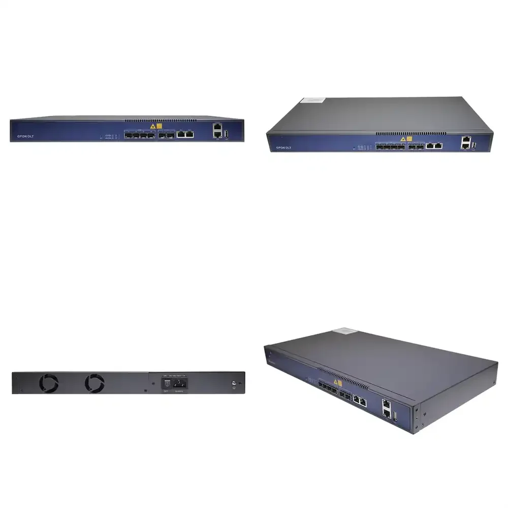 GPON OLT 4-портовый оптический гигабитный терминал, 2*GE(RJ45)+2*10GE(SFP+) FTTH OLT
GPON OLT 4-портовый оптический гигабитный терминал, 2*GE(RJ45)+2*10GE(SFP+) FTTH OLT