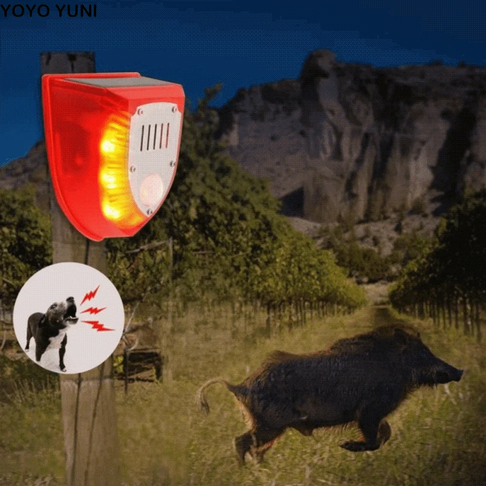 Waterproof Solar Alarm Multifunctional Solar-powered Solar Charging Alarm Portable Animal Deterrent Security Alarm Siren
Waterproof Solar Alarm Multifunctional Solar-powered Solar Charging Alarm Portable Animal Deterrent Security Alarm Siren