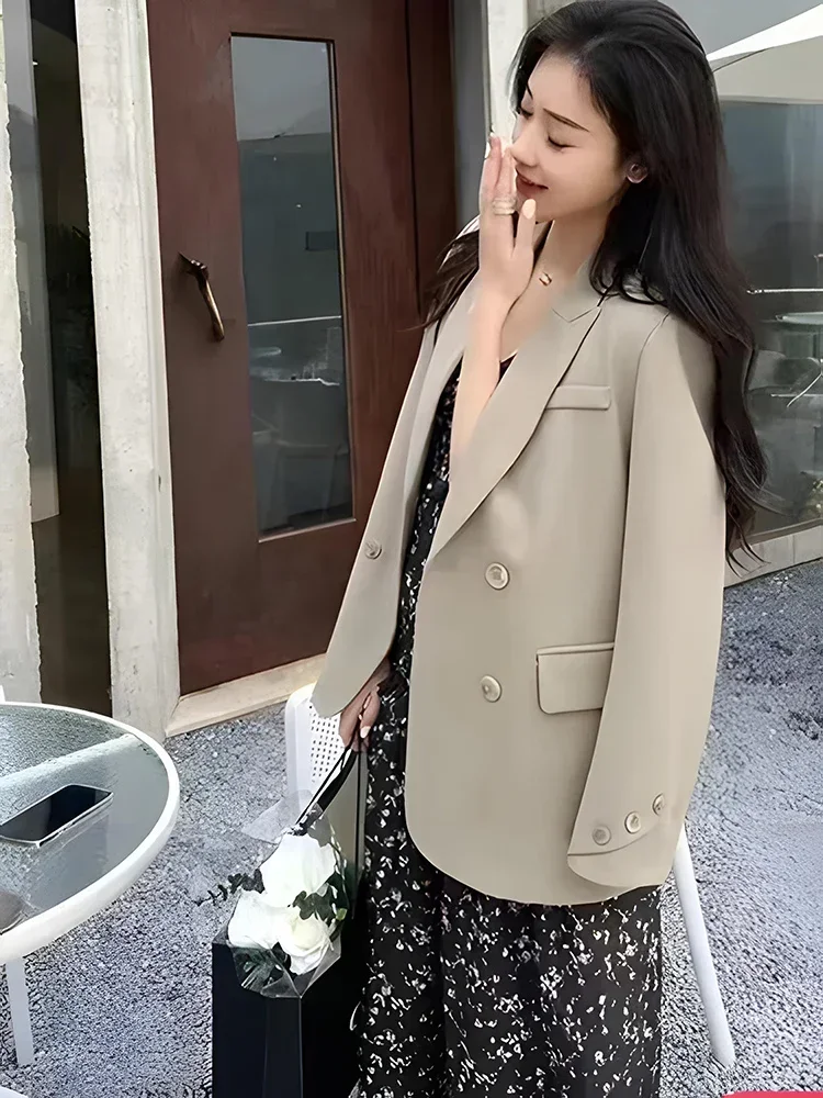 Insozkdg 2024 Spring Autumn New Pink Blazer Jacket Women Korean Style British Style Casual Design Short Chic Women Blazer Coats
Insozkdg 2024 Spring Autumn New Pink Blazer Jacket Women Korean Style British Style Casual Design Short Chic Women Blazer Coats