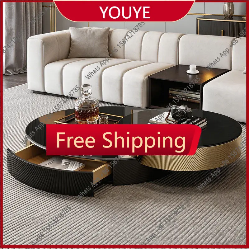 N65 Italian light luxury coffee table post-modern high-end living room creative rotatable small apartment double-layer minimalis
N65 Italian light luxury coffee table post-modern high-end living room creative rotatable small apartment double-layer minimalis