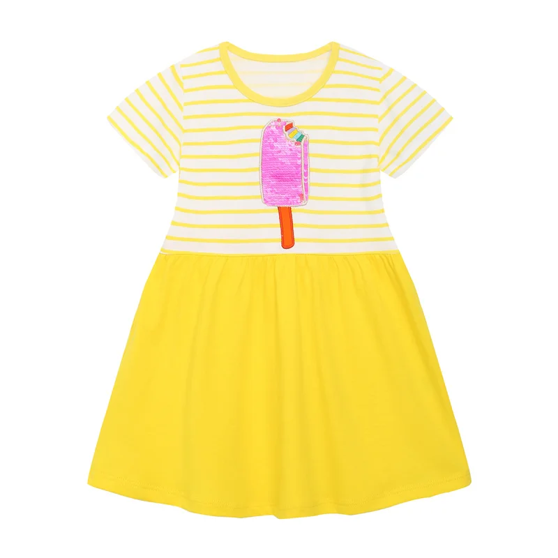 Jumping Meters Ice Cream Beading Summer Party Children's Girls Dresses Hot Selling Short Sleeve Princess Kids Frocks Baby Wear
Jumping Meters Ice Cream Beading Summer Party Children's Girls Dresses Hot Selling Short Sleeve Princess Kids Frocks Baby Wear