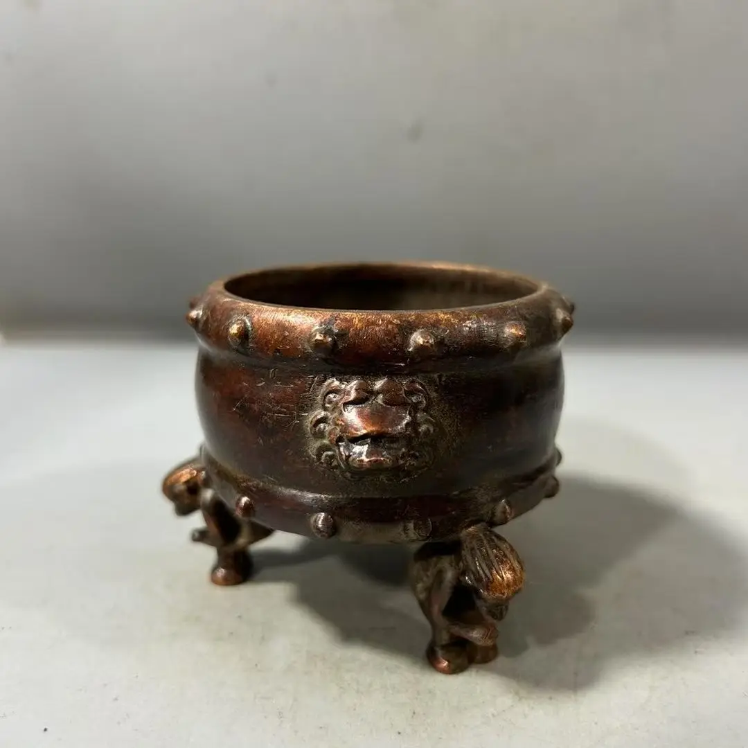 Vintage Monkey Drum Incense Burner Chinese Style Small Censer Home Decor
Vintage Monkey Drum Incense Burner Chinese Style Small Censer Home Decor