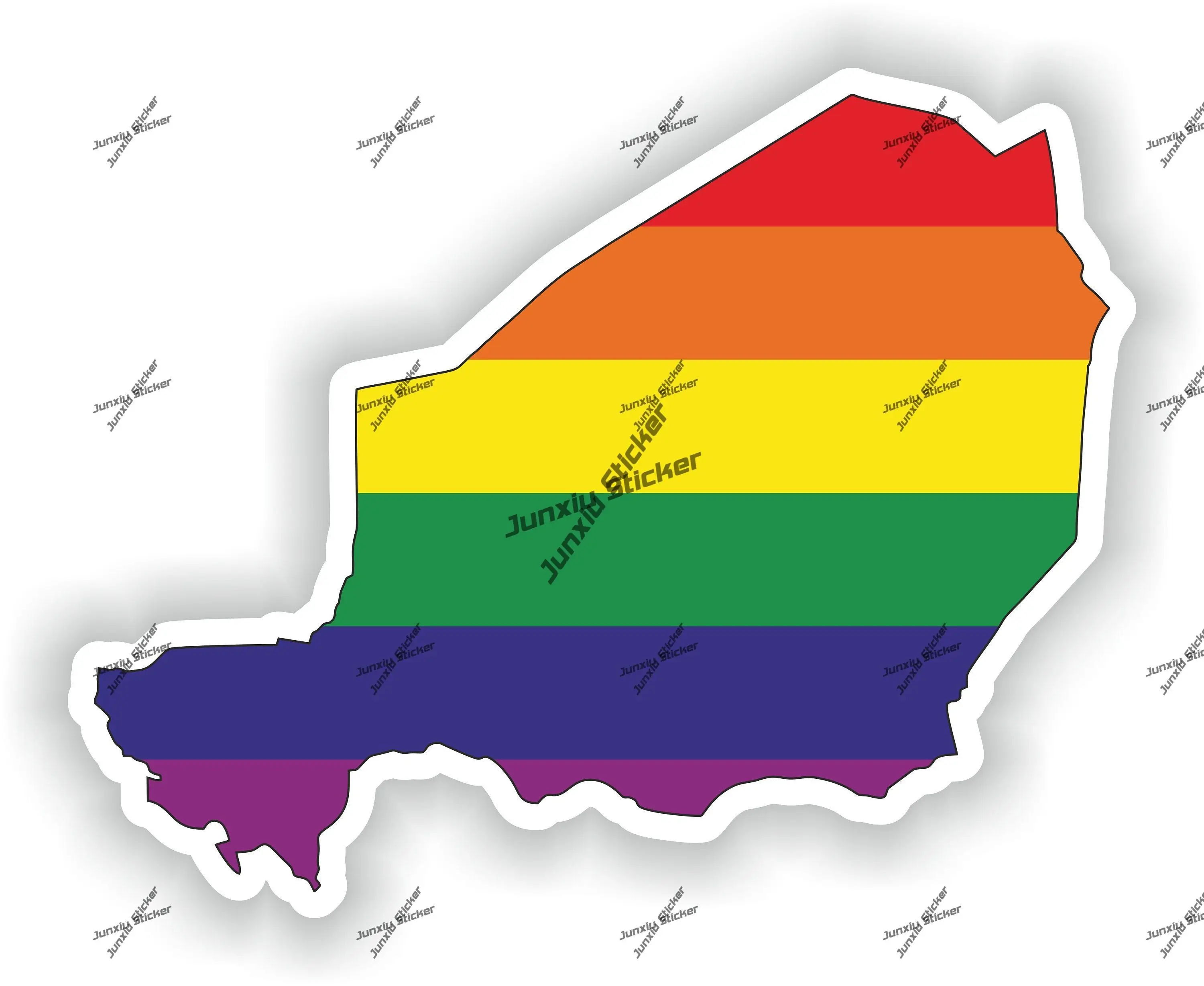 Niger Sticker Niger Transgender Pride Gay Rainbow Silhouette Decal for Car Laptop Fridge Window Reflective-silver Decoration
Niger Sticker Niger Transgender Pride Gay Rainbow Silhouette Decal for Car Laptop Fridge Window Reflective-silver Decoration