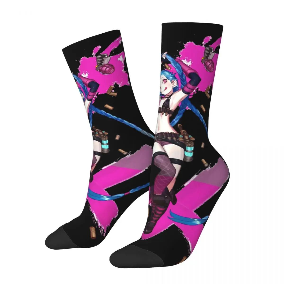 Забавные сумасшедшие носки для мужчин очаровательные JINX хип-хоп Harajuku Arcane League of Legends LOL аниме бесшовные носки с принтом
Забавные сумасшедшие носки для мужчин очаровательные JINX хип-хоп Harajuku Arcane League of Legends LOL аниме бесшовные носки с принтом