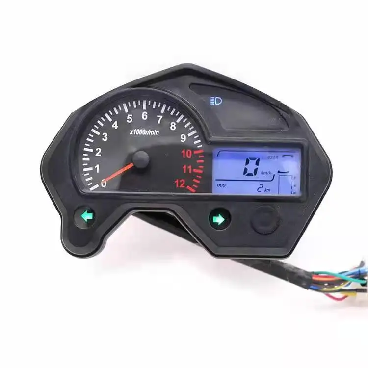 Intelligent Library Factory Hot Sale Motorcycle Refitting LCD Instrument Cluster Modified Speedometer
Intelligent Library Factory Hot Sale Motorcycle Refitting LCD Instrument Cluster Modified Speedometer