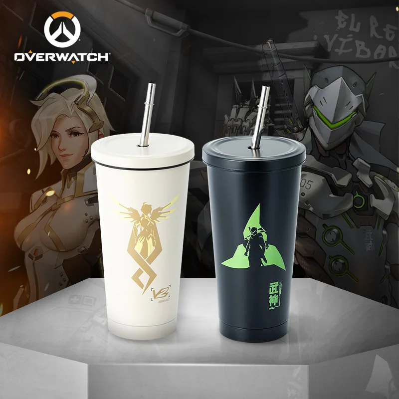 Official Merchandise D.Va Stainless Steel Straw Cup Overwatch Genji&Mercy Thermos Cup500ML Juno/Kiriko/Wrecking Ball Glass Cup
Official Merchandise D.Va Stainless Steel Straw Cup Overwatch Genji&Mercy Thermos Cup500ML Juno/Kiriko/Wrecking Ball Glass Cup
