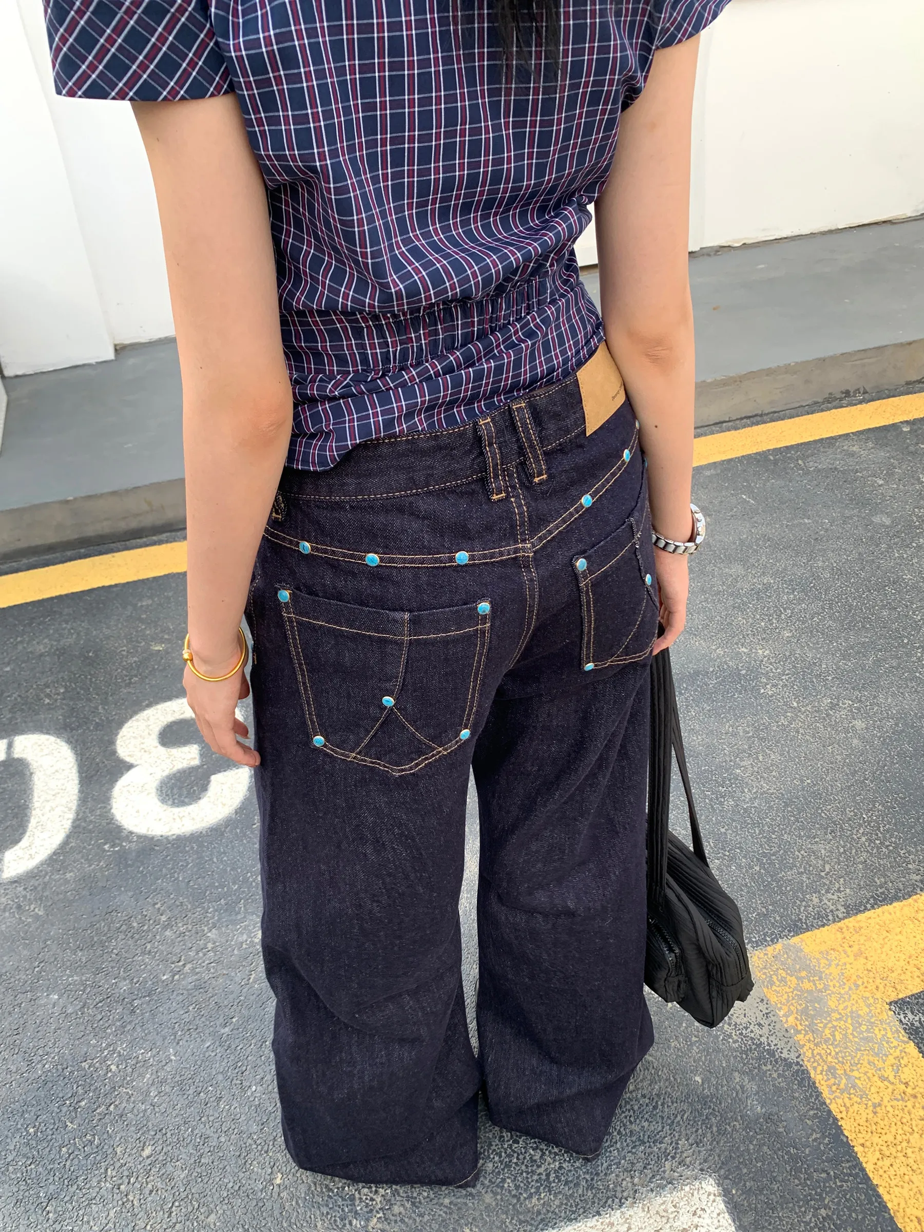 American Style Wide Leg Denim Blue Jeans Women's Loose Straight Cut Floor-Length Pants Autumn New Vintage Slimming Drapey
American Style Wide Leg Denim Blue Jeans Women's Loose Straight Cut Floor-Length Pants Autumn New Vintage Slimming Drapey