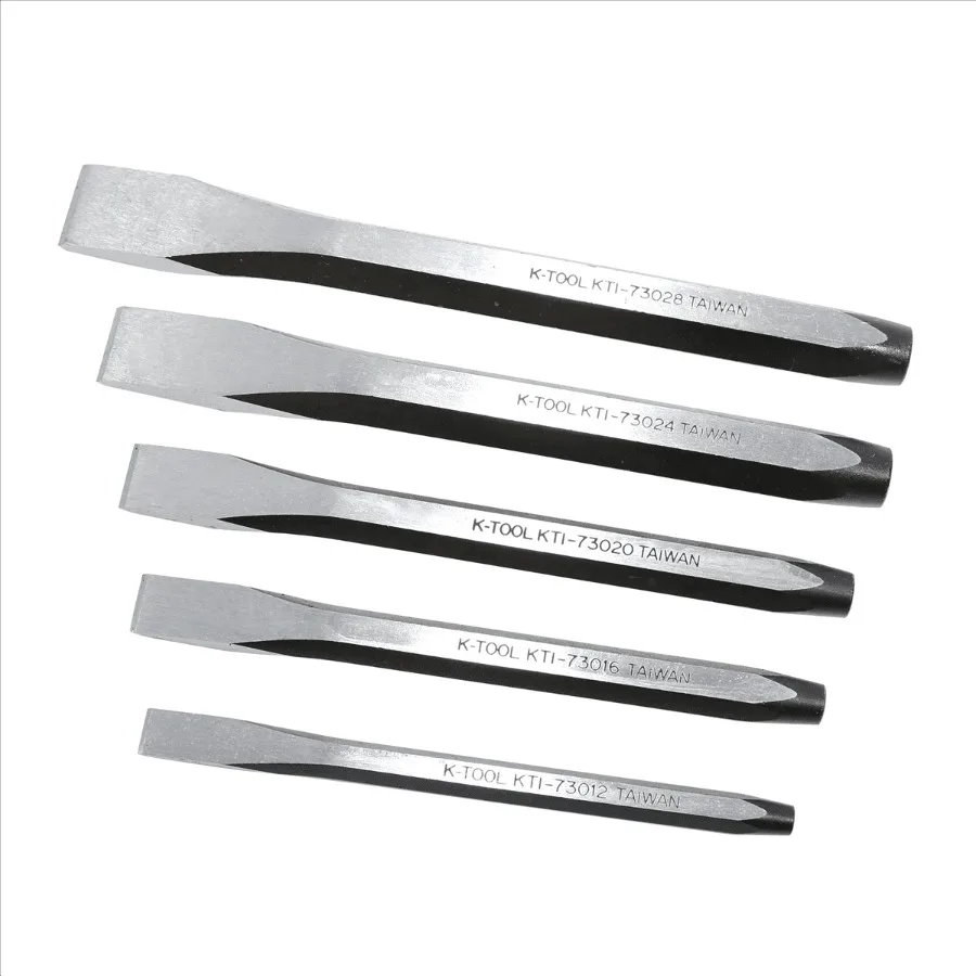 K-Tool 73000 5-pc Punch Chisel Set for Precision Metalworking and Automotive Repair Applications High-Carbon Steel Construction
K-Tool 73000 5-pc Punch Chisel Set for Precision Metalworking and Automotive Repair Applications High-Carbon Steel Construction
