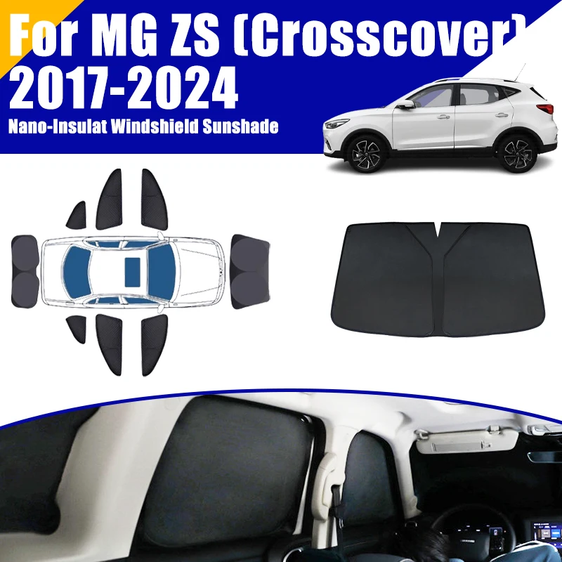 Full Coverage Sunshade For MG ZS ZS11 ZX EZS ZST 2018-2023 2019 Car Accessories Auto Windows Visor Privacy Cover Black Foldable
Full Coverage Sunshade For MG ZS ZS11 ZX EZS ZST 2018-2023 2019 Car Accessories Auto Windows Visor Privacy Cover Black Foldable