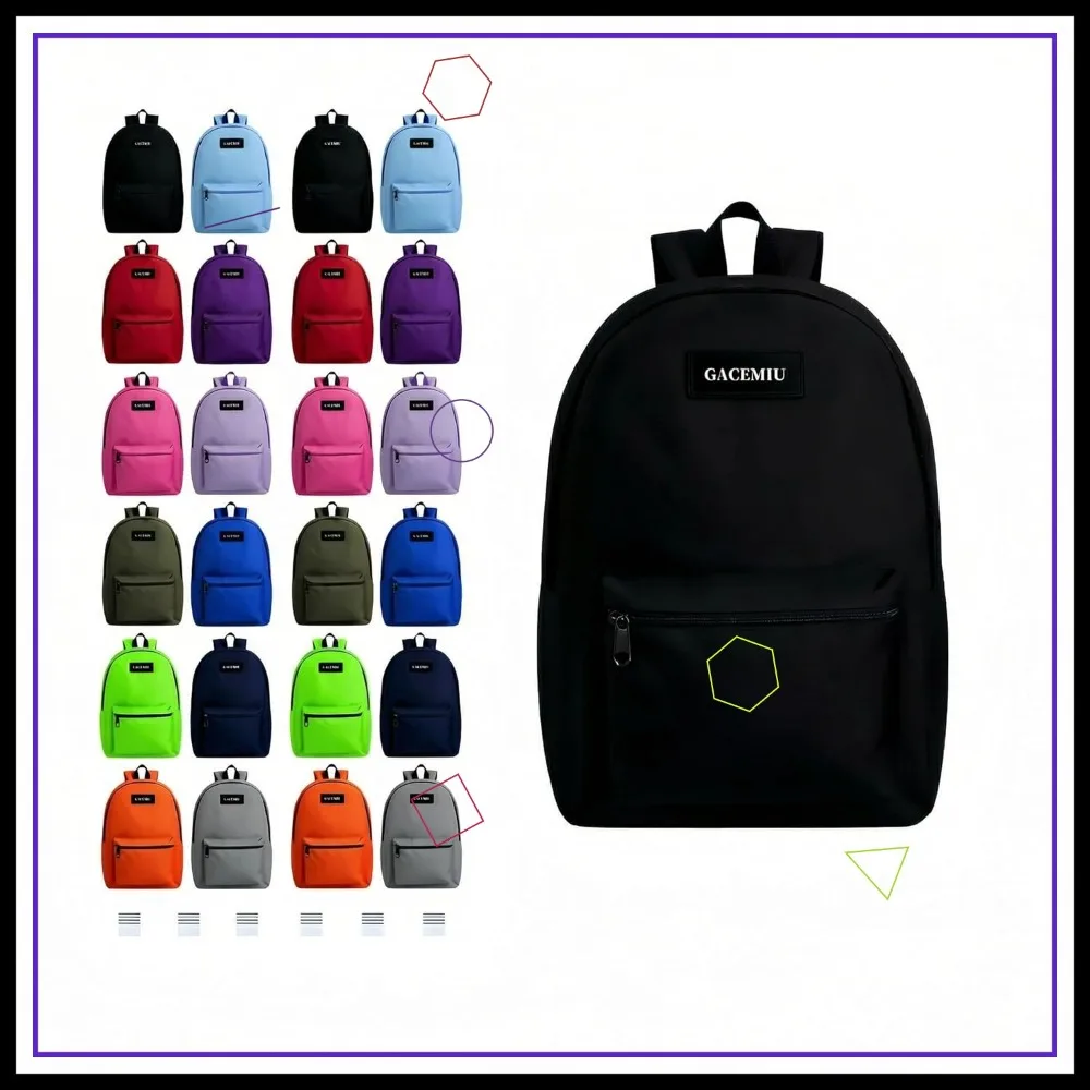 24 Pack Lightweight School Backpacks for Kids Adults Travel Gym
24 Pack Lightweight School Backpacks for Kids Adults Travel Gym