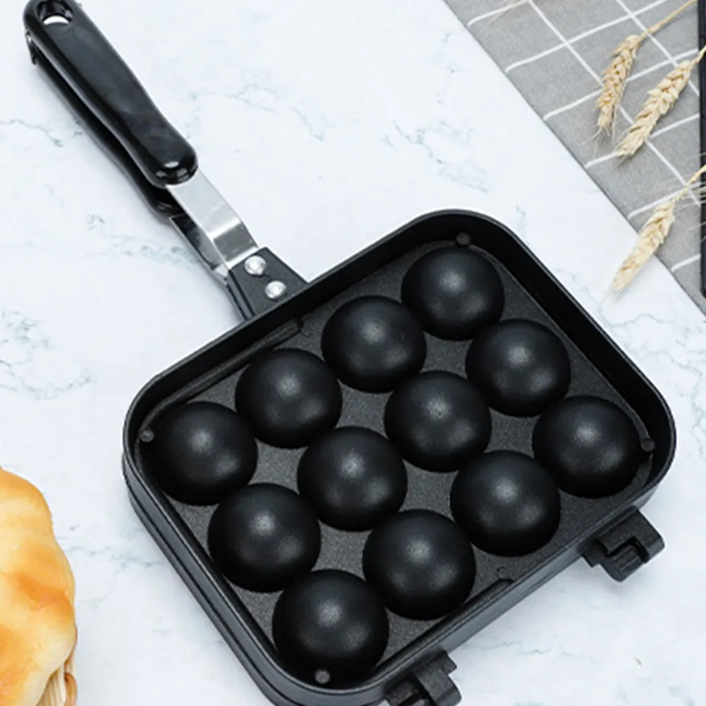 12-Hole Takoyaki Pan Non-Stick Aluminum Alloy Baking Tray for Octopus Fish Eggs Household Kitchen Cooking Tool
12-Hole Takoyaki Pan Non-Stick Aluminum Alloy Baking Tray for Octopus Fish Eggs Household Kitchen Cooking Tool