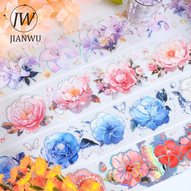 JIANWU 50 мм * 200 см, серия Huazhao Yuexi, винтажный цветок, бронзирующий материал, Декор, ПЭТ, лента, креативный DIY Журнал, коллаж, канцелярские принадлежности
JIANWU 50 мм * 200 см, серия Huazhao Yuexi, винтажный цветок, бронзирующий материал, Декор, ПЭТ, лента, креативный DIY Журнал, коллаж, канцелярские принадлежности