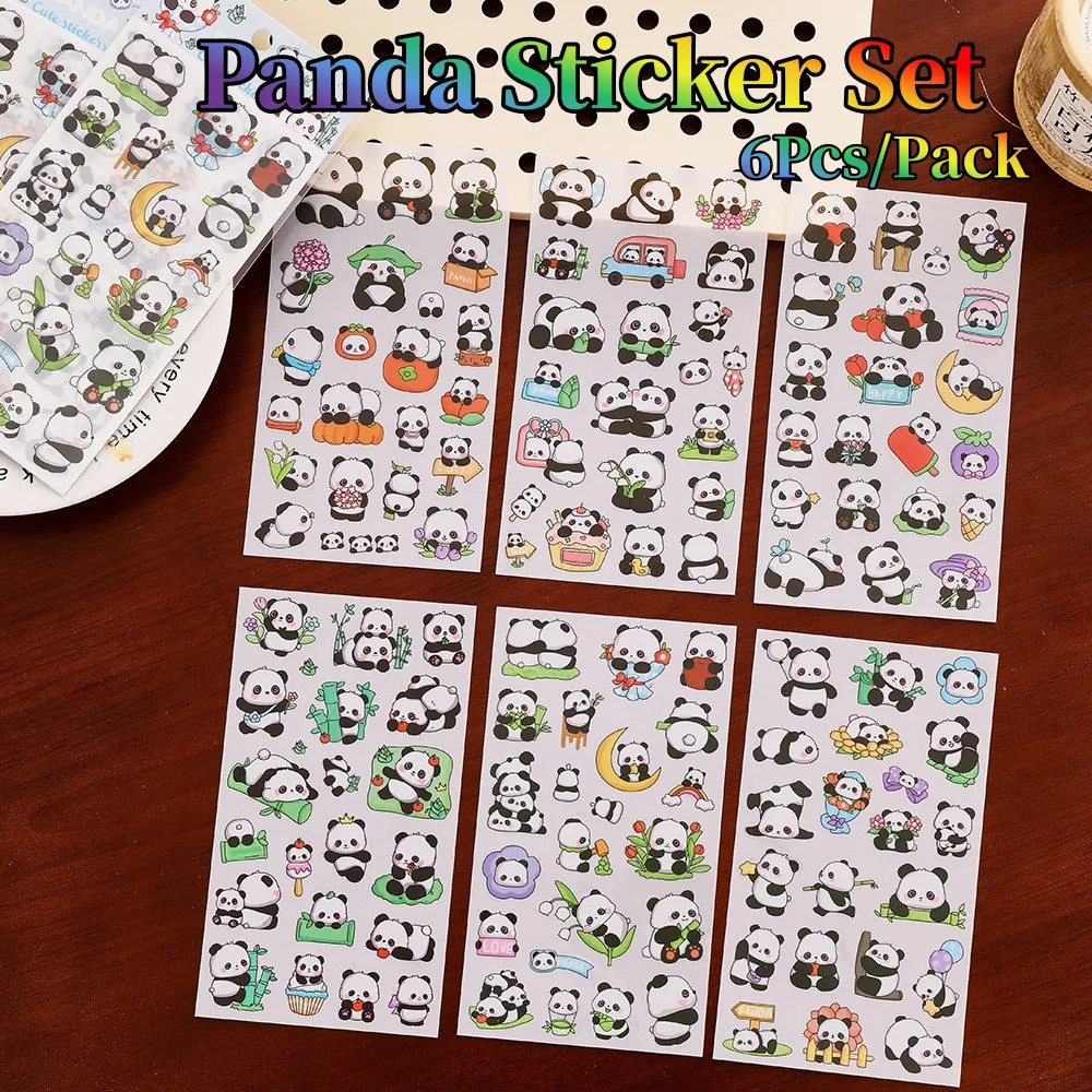 Panda Sticker Set for DIY Scrapbooking, Journaling & Card Making, Cute Cartoon Craft Kit for Students & Gift Giving.
Panda Sticker Set for DIY Scrapbooking, Journaling & Card Making, Cute Cartoon Craft Kit for Students & Gift Giving.