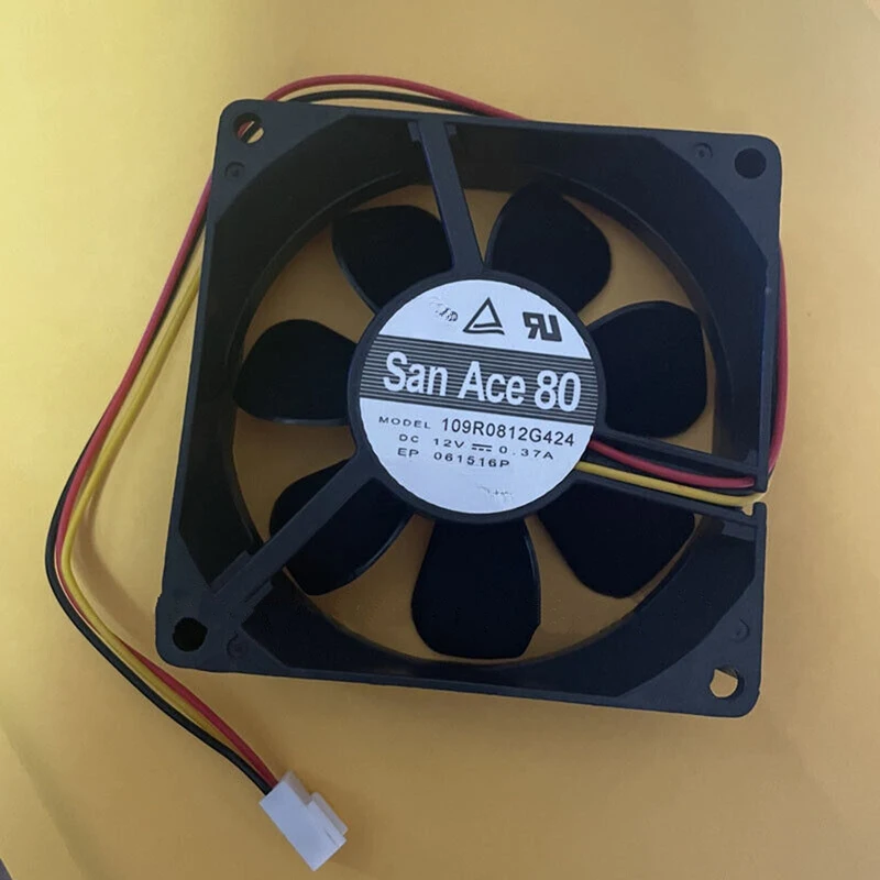 Y+New For SANYO 109R0812G424 12V 0.37A cooling fan
Y+New For SANYO 109R0812G424 12V 0.37A cooling fan