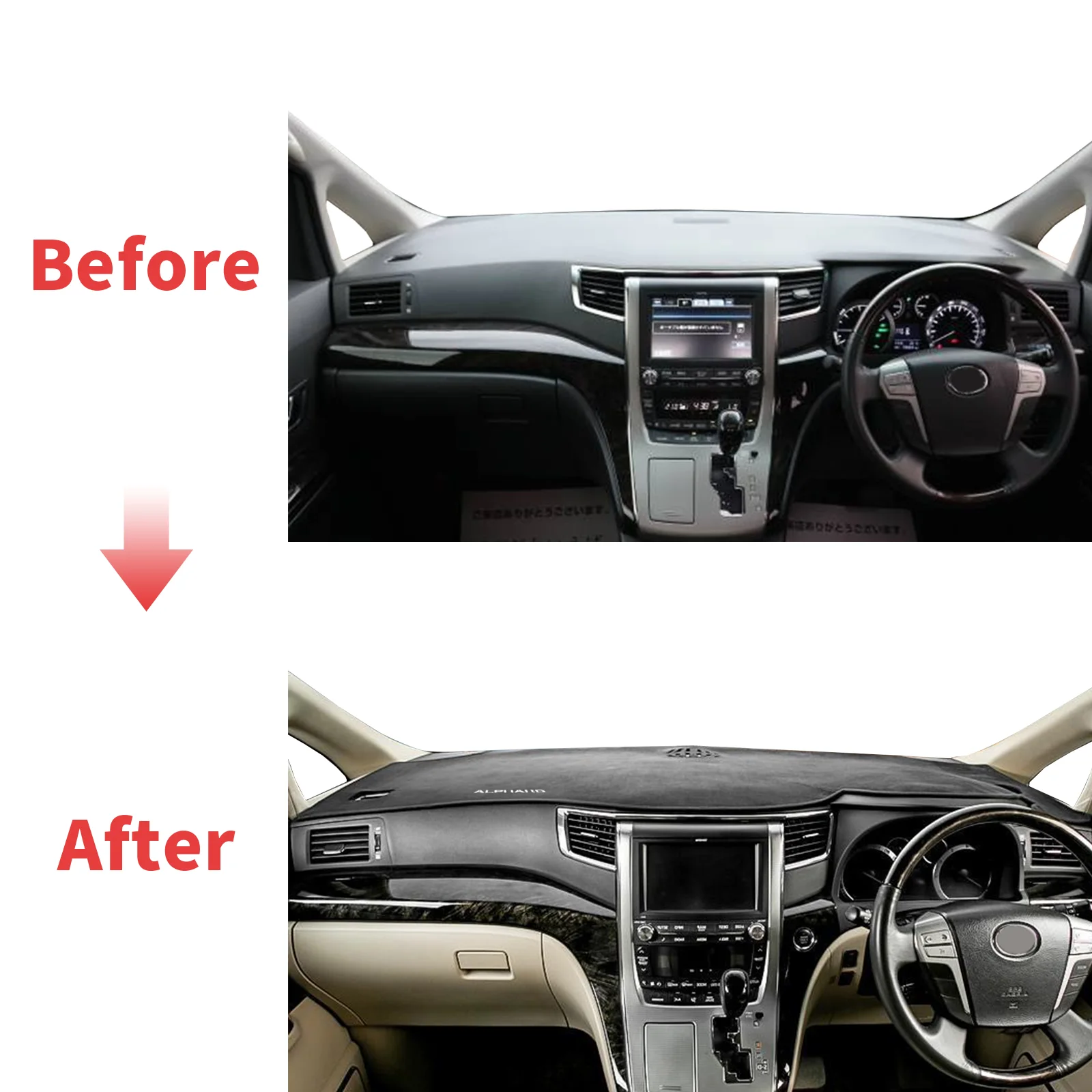 fit for Alphard Vellfire 20 AH20 2008-2014 RHD Dashmat Car Accessories Dashboard Cover Pad DashMat Sunshade Protective Carpet
fit for Alphard Vellfire 20 AH20 2008-2014 RHD Dashmat Car Accessories Dashboard Cover Pad DashMat Sunshade Protective Carpet