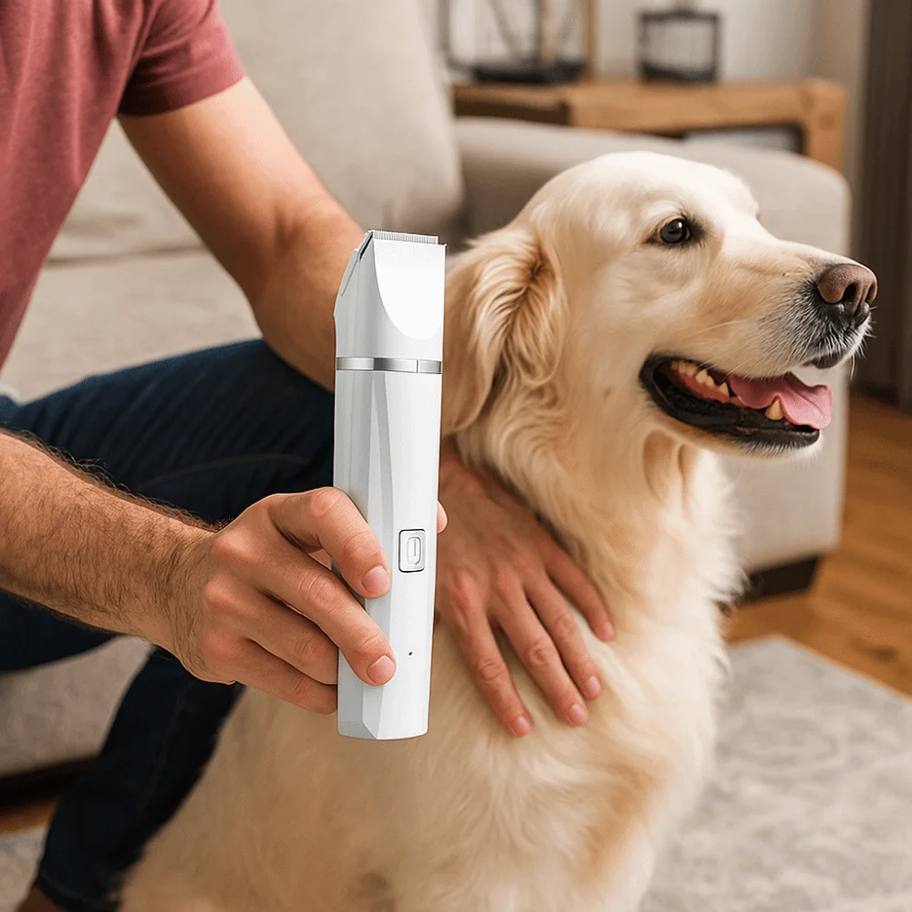4 Different Blades Cordless Pet Trimmer Low Noise USB Rechargeable Cordless Pet Shaver Waterproof Safe Electric Dog Clippers
4 Different Blades Cordless Pet Trimmer Low Noise USB Rechargeable Cordless Pet Shaver Waterproof Safe Electric Dog Clippers