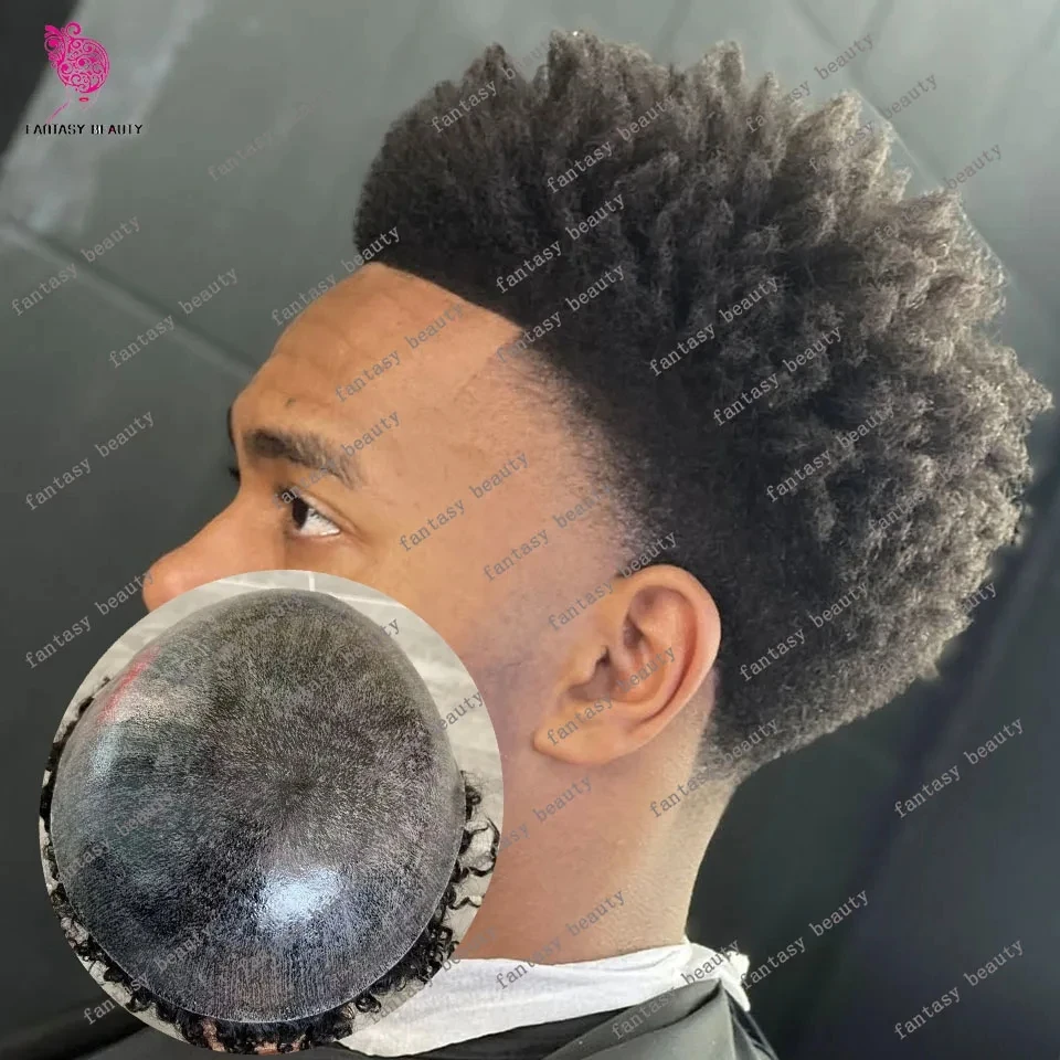 Мужской парик-накладка из натуральных черных волос Afro 6 мм, кудрявые, с прочной основой из ПУ 0,1 мм, для маскировки выпадения волос, оттенки 1B40, 1B65, 1B50
Мужской парик-накладка из натуральных черных волос Afro 6 мм, кудрявые, с прочной основой из ПУ 0,1 мм, для маскировки выпадения волос, оттенки 1B40, 1B65, 1B50