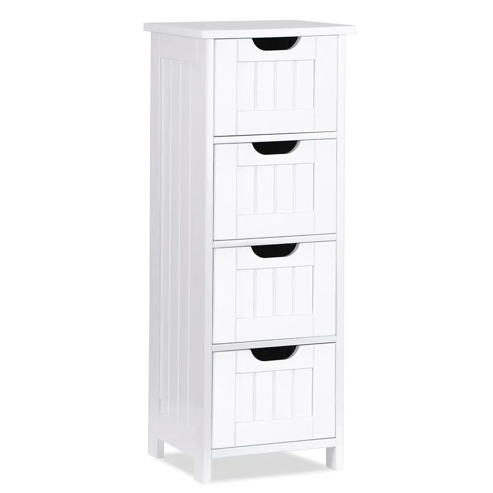 Small Bathroom Storage Cabinet With 4 Drawers, Freestanding Narrow Wooden Side Storage Organizer For Bathroom Hallway Living
Small Bathroom Storage Cabinet With 4 Drawers, Freestanding Narrow Wooden Side Storage Organizer For Bathroom Hallway Living