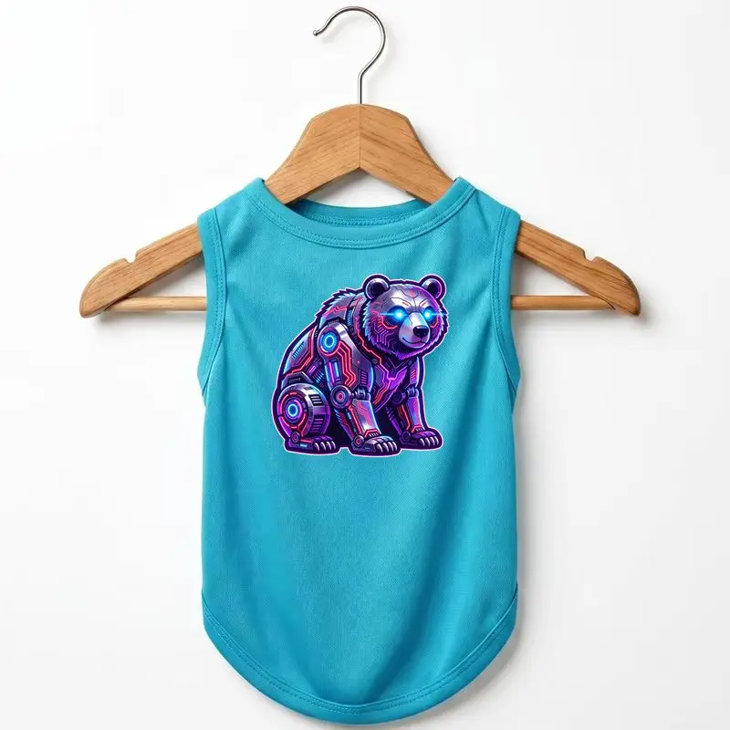 Pet Summer Cooling Apparel Cute Robot Bear Design Quick-Dry Breathable Vest Small Medium Dogs Fashion Dog Clothing
Pet Summer Cooling Apparel Cute Robot Bear Design Quick-Dry Breathable Vest Small Medium Dogs Fashion Dog Clothing