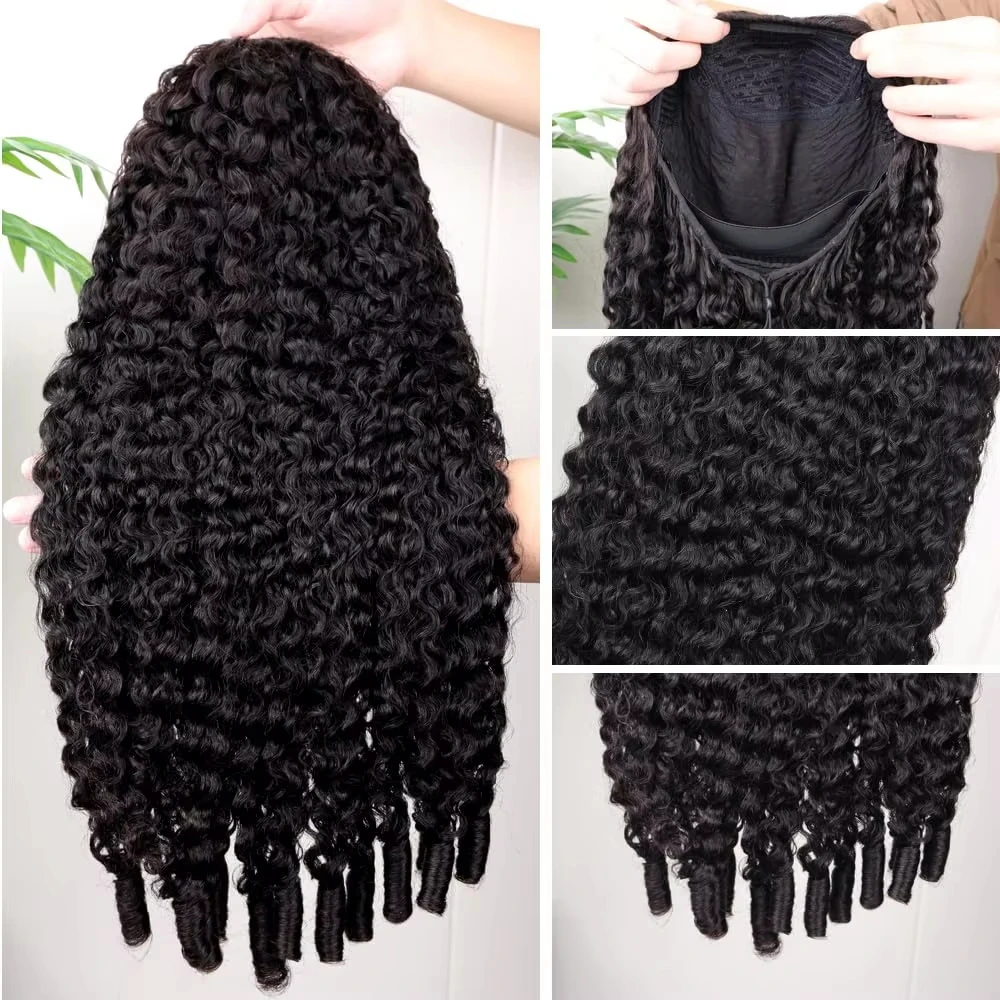 Burmese Curly 3 IN 1 Half Wigs Human Hair Wig Glueless Wig Ready to Wear Half Wig Drawstring Clip Burmese Curly Half Wig 26inch
Burmese Curly 3 IN 1 Half Wigs Human Hair Wig Glueless Wig Ready to Wear Half Wig Drawstring Clip Burmese Curly Half Wig 26inch