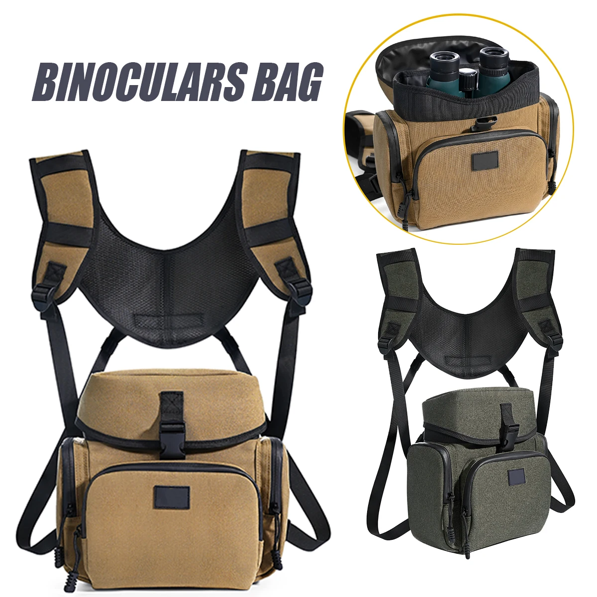 Tactical Binocular Bag/Case with Harness Portable Telescope Camera Chest Hunting Accessories Bag Packfor Outdoor Hiking Camping
Tactical Binocular Bag/Case with Harness Portable Telescope Camera Chest Hunting Accessories Bag Packfor Outdoor Hiking Camping