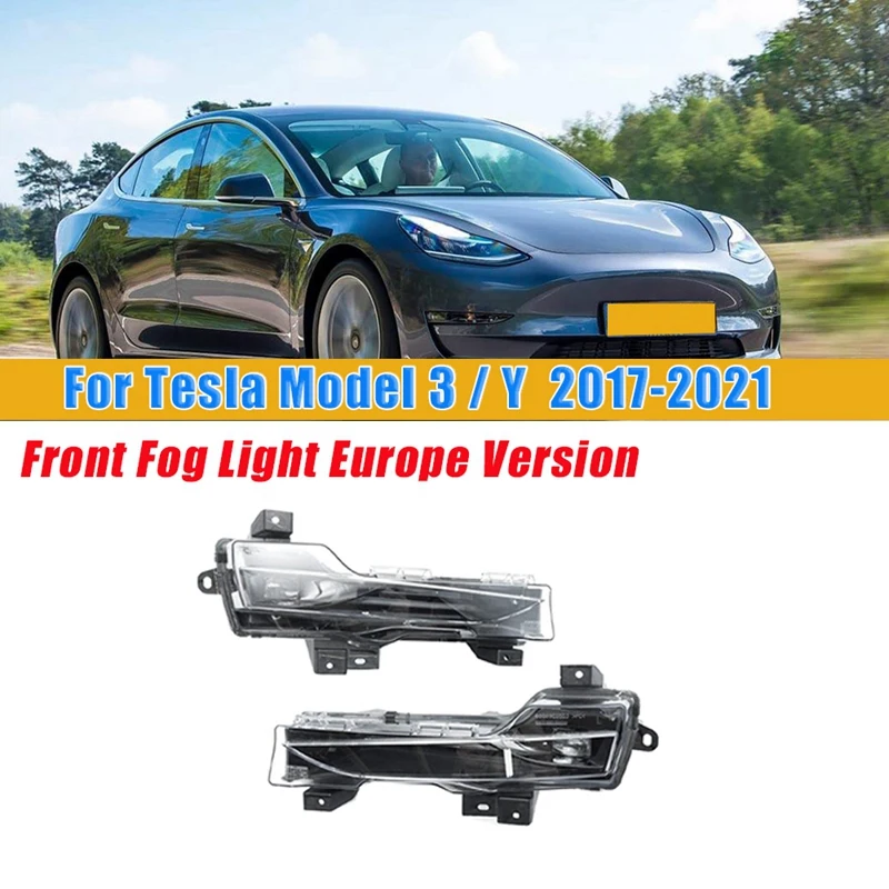 New For 2017 18 19 20 2021 Tesla Model 3 / Y Car Front Fog Light Driving Lamp LED DRL No Amber Europe Version
New For 2017 18 19 20 2021 Tesla Model 3 / Y Car Front Fog Light Driving Lamp LED DRL No Amber Europe Version