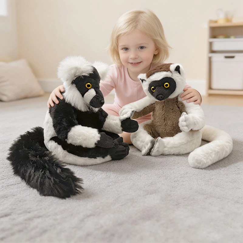 Simulation Upturned Tailed Lemur Plush Toys Kawaii Stuffed Animals Soft Realistic Monkey Baby Accompany Doll for Kids Gifts Deco
Simulation Upturned Tailed Lemur Plush Toys Kawaii Stuffed Animals Soft Realistic Monkey Baby Accompany Doll for Kids Gifts Deco