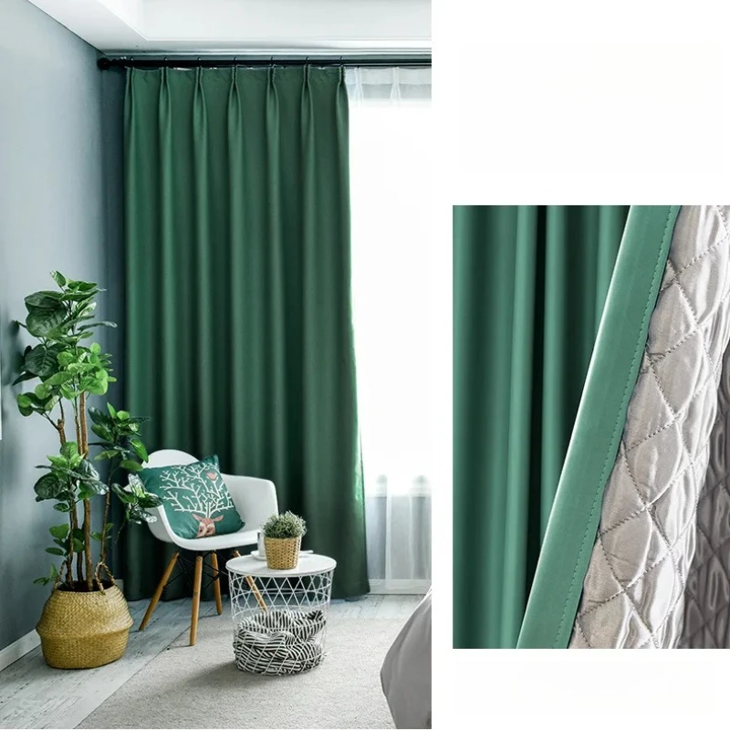 Windproof Curtain Soundproof Blackout Curtains for Living Room Window Curtains Thermal Winterization Drapery for Bedroom Winter
Windproof Curtain Soundproof Blackout Curtains for Living Room Window Curtains Thermal Winterization Drapery for Bedroom Winter