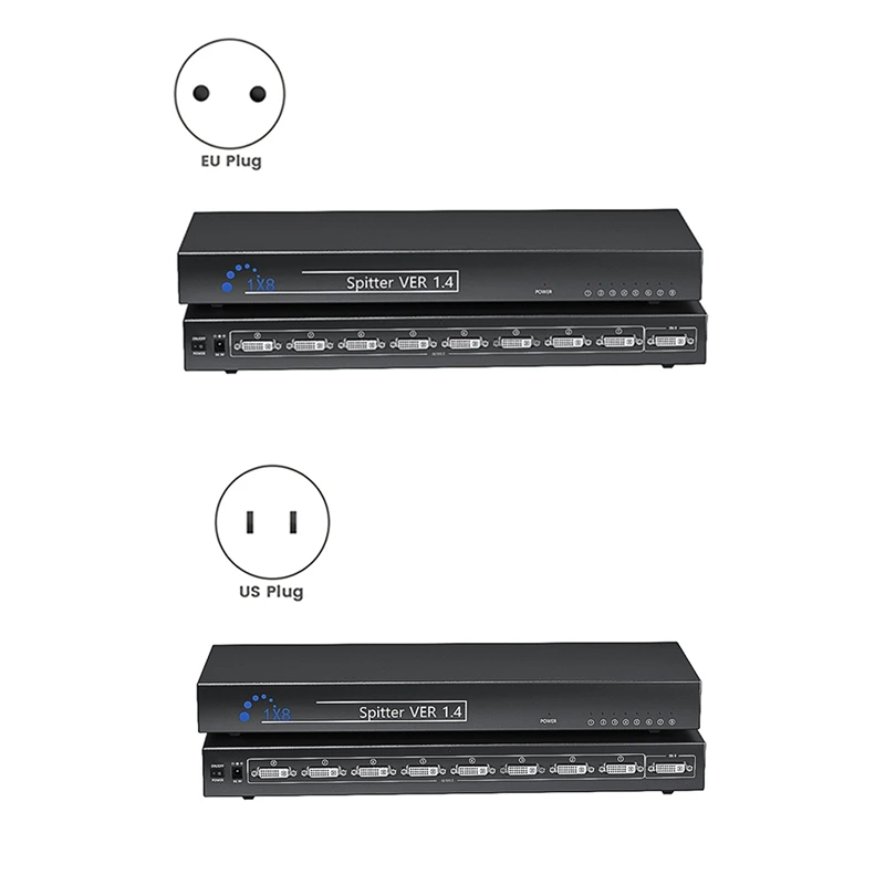 Splitter 8 Port DVI Splitter 1 In 8 Out DVI Sharer Splitter 1 In 8 Out DVI Splitter
Splitter 8 Port DVI Splitter 1 In 8 Out DVI Sharer Splitter 1 In 8 Out DVI Splitter