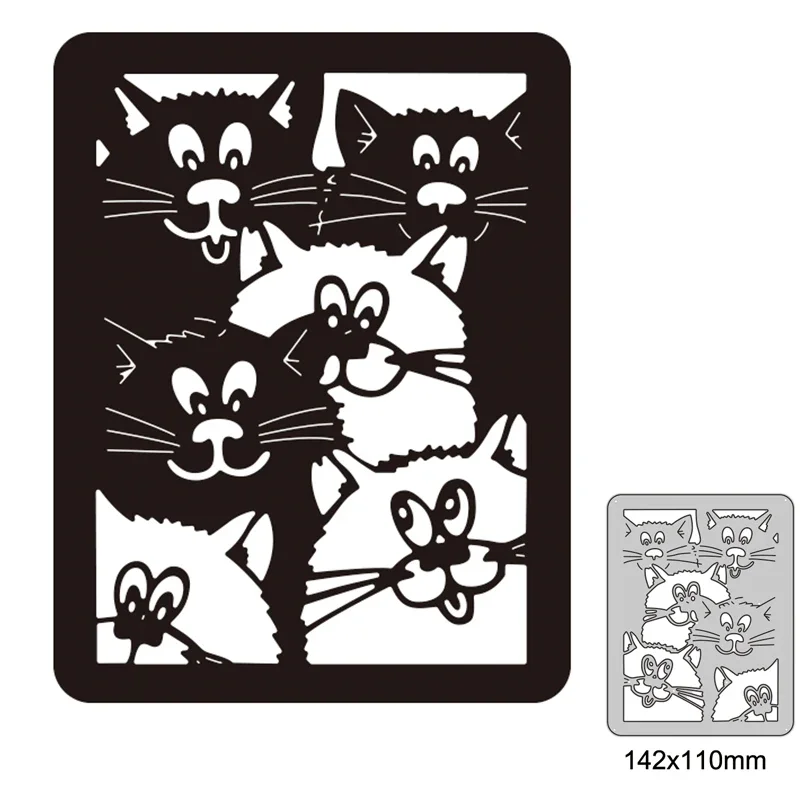 Cute Cat In Frame Metal Cutting Dies For DIY Scrapbook Cutting Die Paper Cards Embossed Decorative Craft Die Cut New
Cute Cat In Frame Metal Cutting Dies For DIY Scrapbook Cutting Die Paper Cards Embossed Decorative Craft Die Cut New