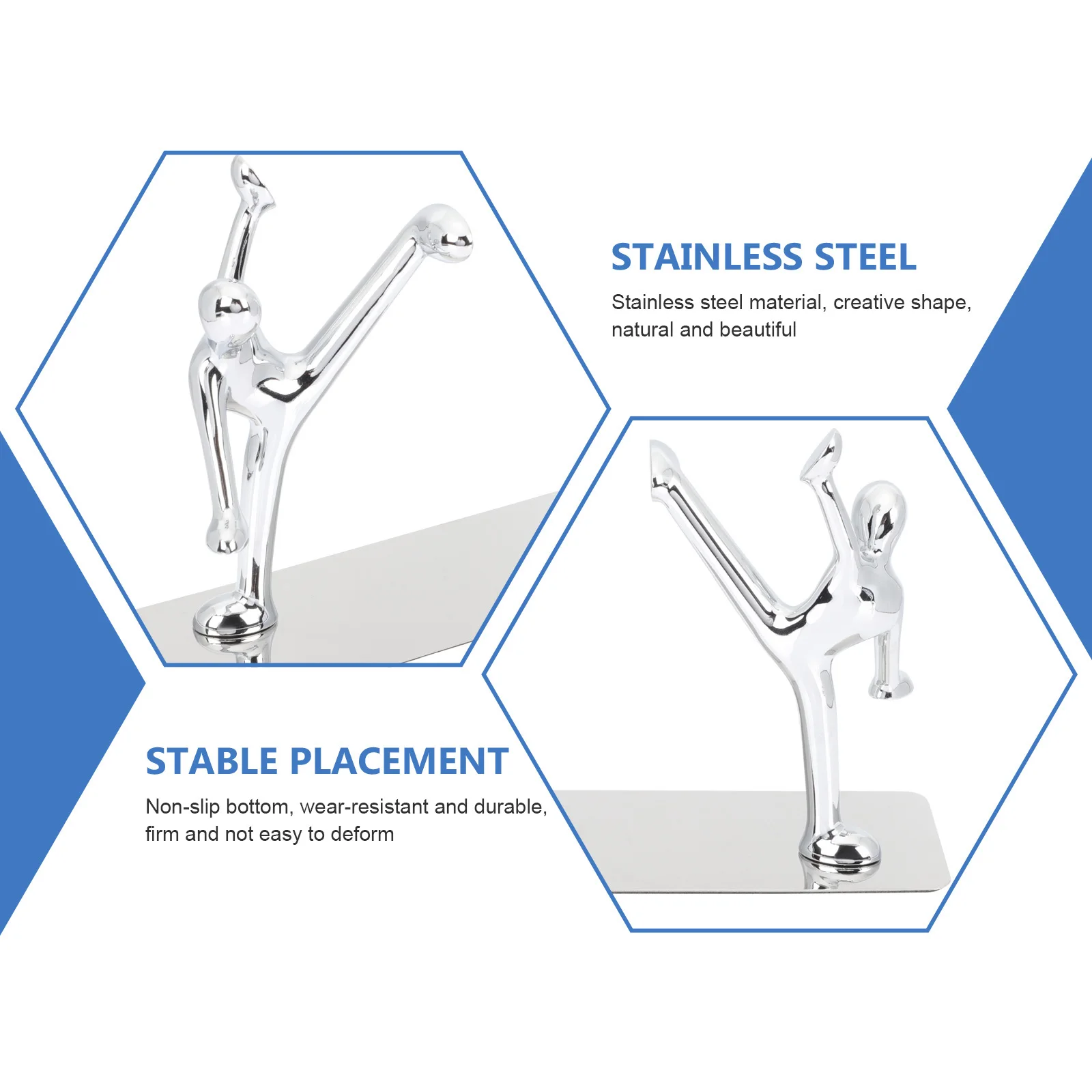 1 пара металлических подставок для книг, сверхпрочные, с плоским основанием, практичные, декоративные, для дома и офиса
1 пара металлических подставок для книг, сверхпрочные, с плоским основанием, практичные, декоративные, для дома и офиса