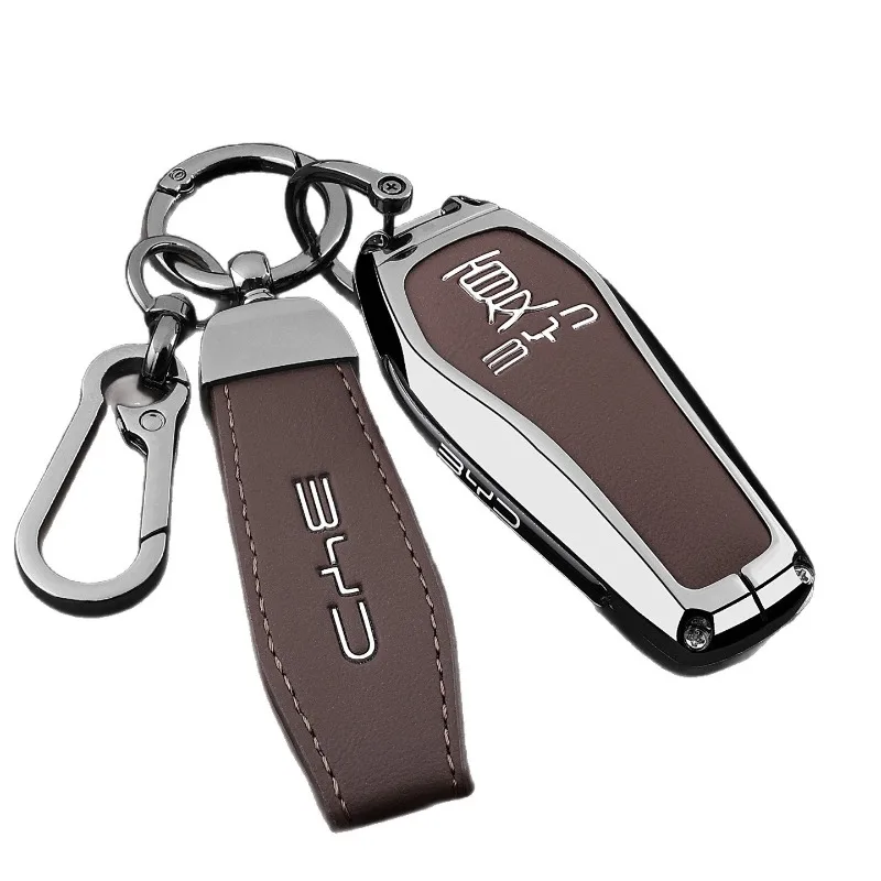 Premium Zinc Alloy Key Cover Case for BYD Xia DMI Surpass/Excellence/Navigation Edition - Protective Key Fob Shell Key Bag Chain
Premium Zinc Alloy Key Cover Case for BYD Xia DMI Surpass/Excellence/Navigation Edition - Protective Key Fob Shell Key Bag Chain