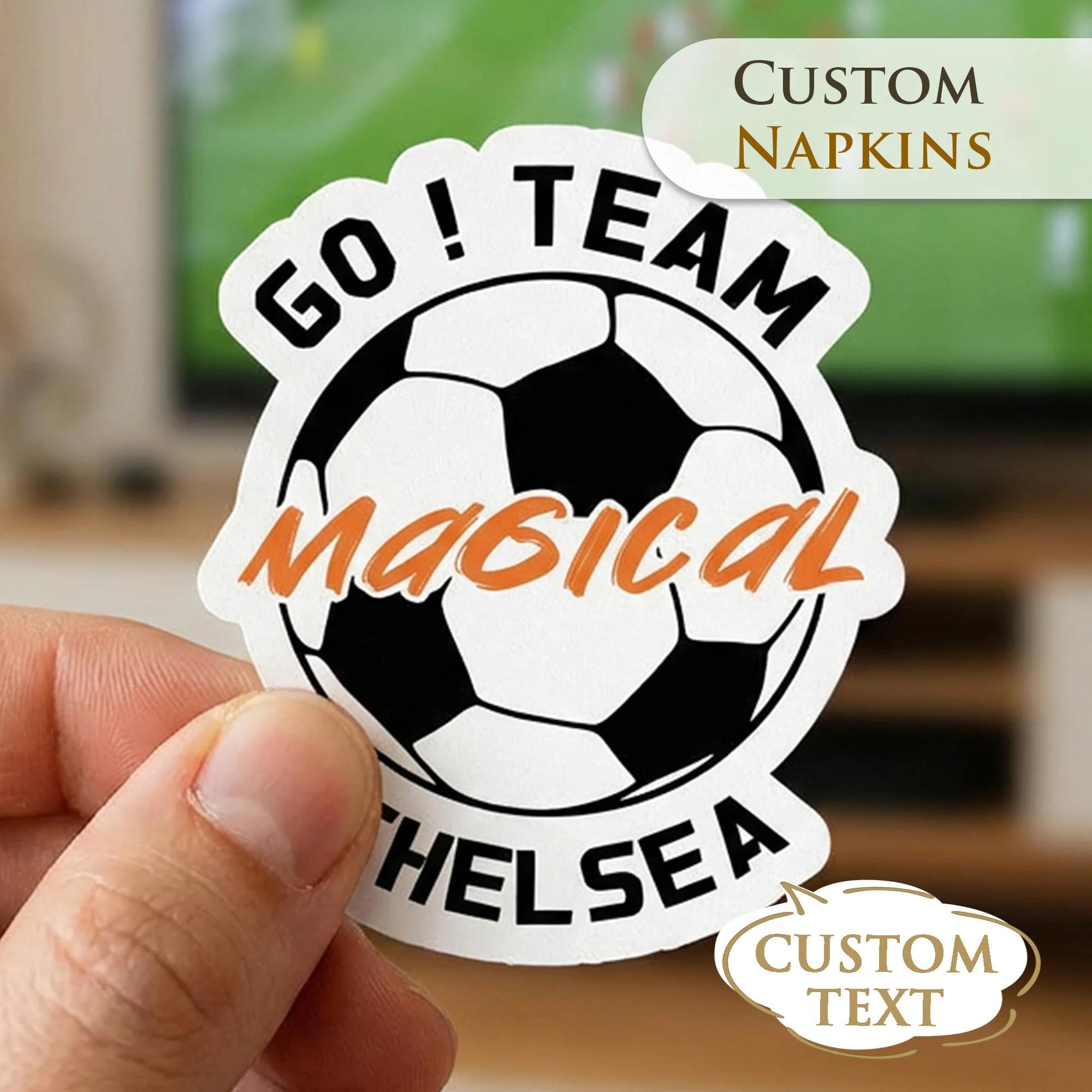 Custom Stickers Soccer Stickers PVC Waterproof Die Cut Vinyl Football Stickers for Laptop Phone Football Fan Party Beer Party
Custom Stickers Soccer Stickers PVC Waterproof Die Cut Vinyl Football Stickers for Laptop Phone Football Fan Party Beer Party