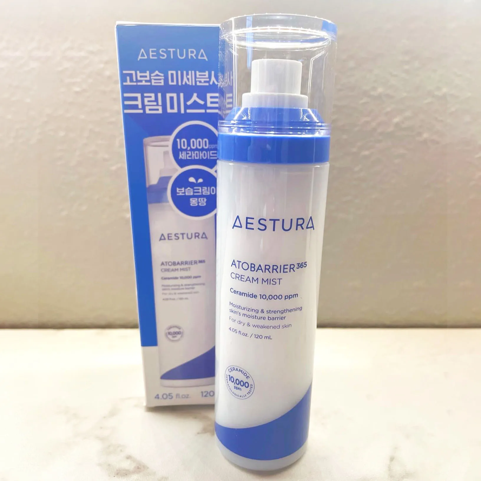 Atobarrier365 Cream Mist Deeply Hydrating Ceramides Moisture Barrier Ultra-Fine Moisturizing Mist for Dry Skin Korean Skin Care
Atobarrier365 Cream Mist Deeply Hydrating Ceramides Moisture Barrier Ultra-Fine Moisturizing Mist for Dry Skin Korean Skin Care