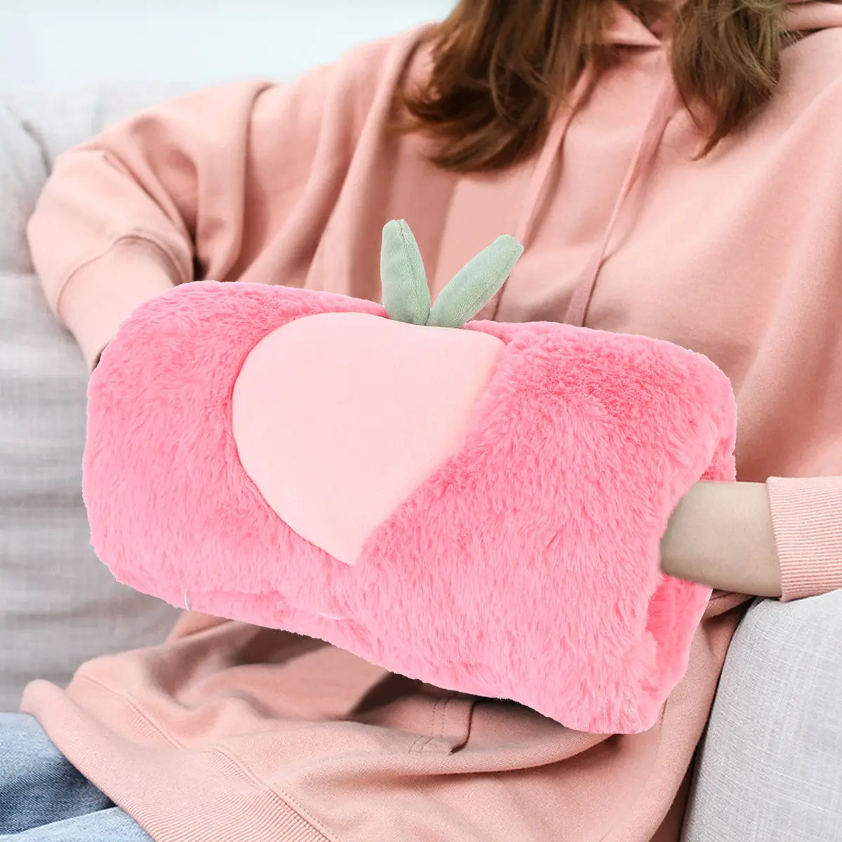 Rabbit Peach Pattern Hand Warmer Pillow Winter Soft Hand Muff for Women Girls Unique Home Office Decoration Winter Warm
Rabbit Peach Pattern Hand Warmer Pillow Winter Soft Hand Muff for Women Girls Unique Home Office Decoration Winter Warm