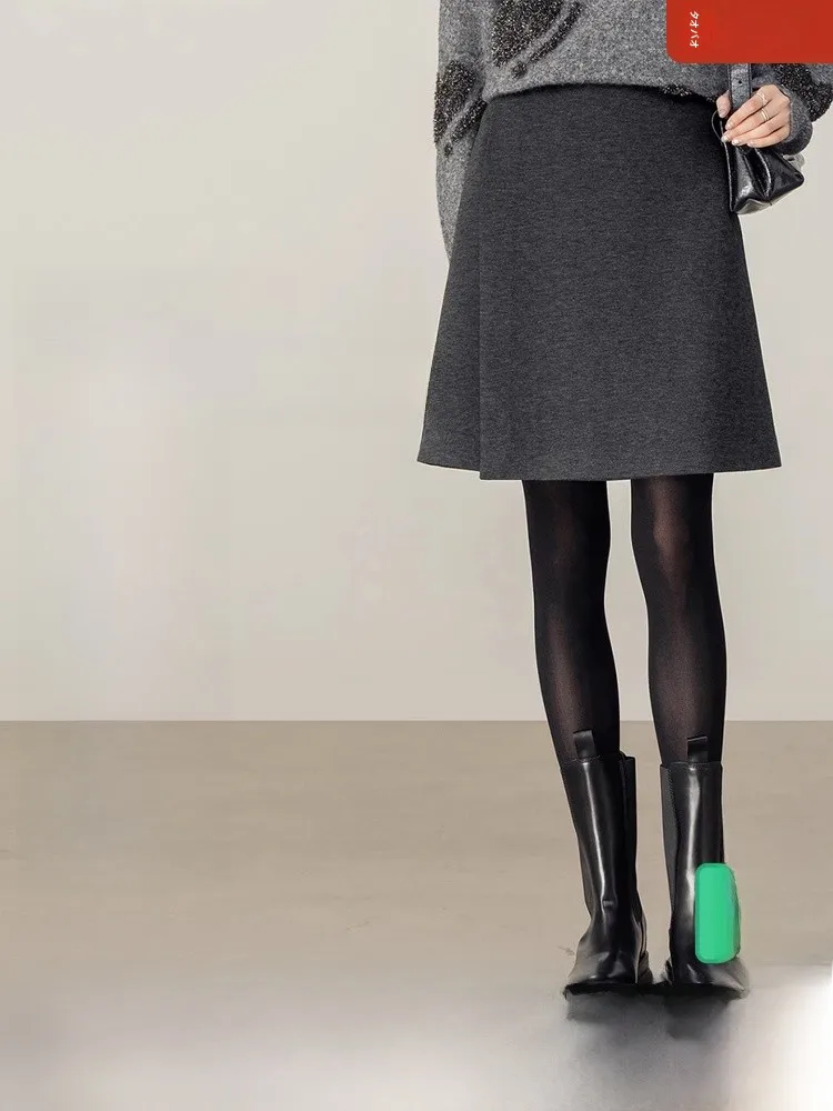 Acetate Wool Thiened Winter ort Skirt Women's High Waist A-Line Skirt Casual Sle Polyester Fiber Stand Fit
Acetate Wool Thiened Winter ort Skirt Women's High Waist A-Line Skirt Casual Sle Polyester Fiber Stand Fit