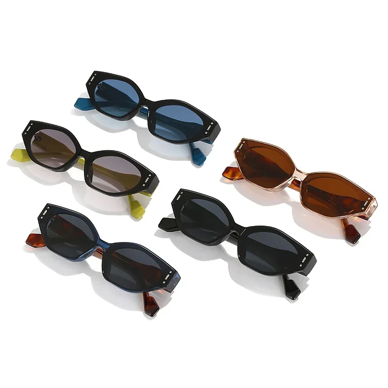 UV400 Retro Small Cat Eye Polygon Sunglasses for Women Fashion Ladies Double Color Eyewear Men Designer Sun Glasses Shades
UV400 Retro Small Cat Eye Polygon Sunglasses for Women Fashion Ladies Double Color Eyewear Men Designer Sun Glasses Shades