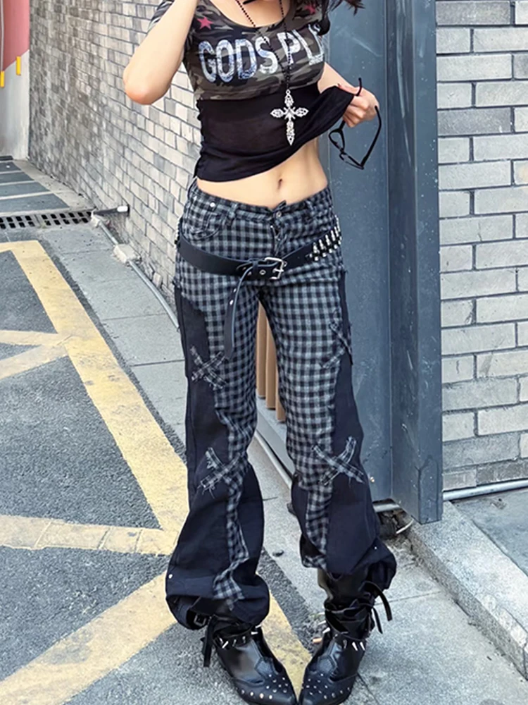 High Waist Bell Bottom Denim Jeans Women's Autumn Black Splicing Chic Ladies Loose Fit No Stretch Comfortable Casual Trousers
High Waist Bell Bottom Denim Jeans Women's Autumn Black Splicing Chic Ladies Loose Fit No Stretch Comfortable Casual Trousers